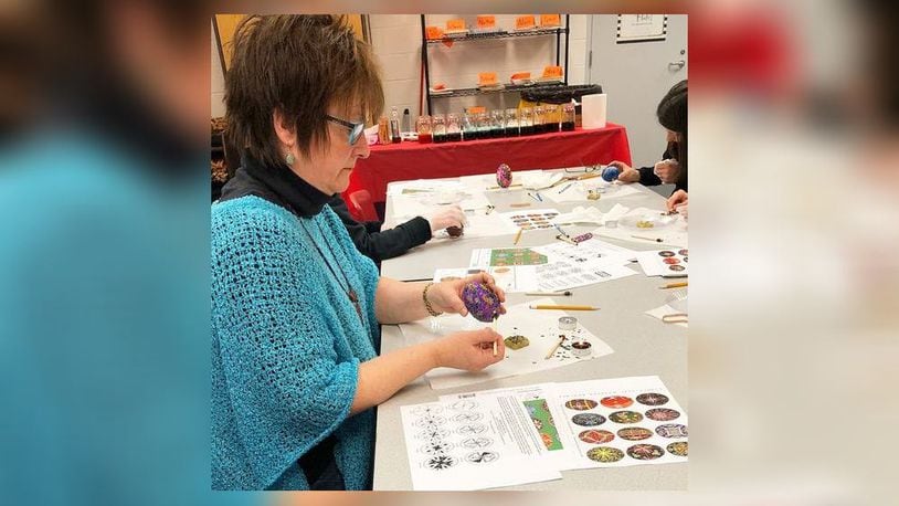 Art students at the Fitton Center will offer support to Ukrainian artists by participating in a one-day Pysanka: Egg Dyeing Workshop. CONTRIBUTED