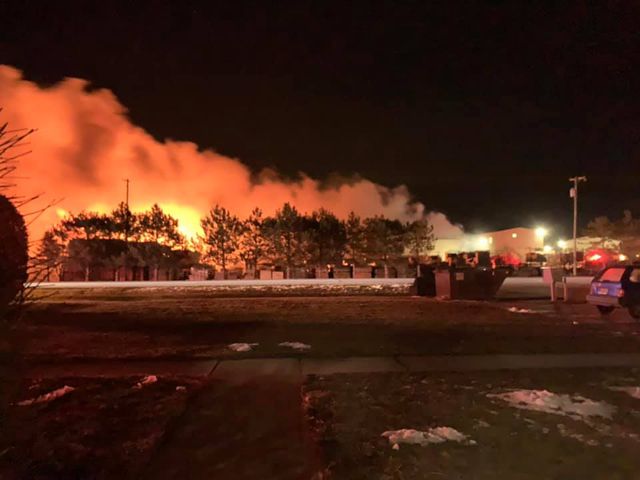 PHOTOS: Flames scene in BDL Supply fire in South Charleston