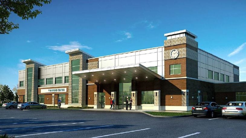 A rendering of the proposed Hope Center for Families in northwest Dayton. CONTRIBUTED.