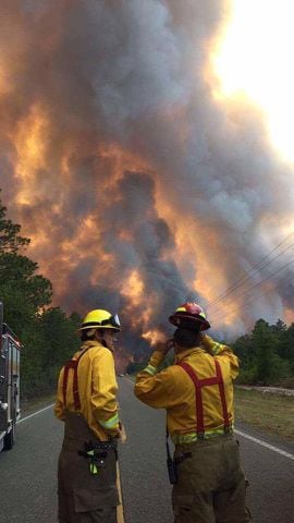 Photos: West Mims fire grows 3,500 acres