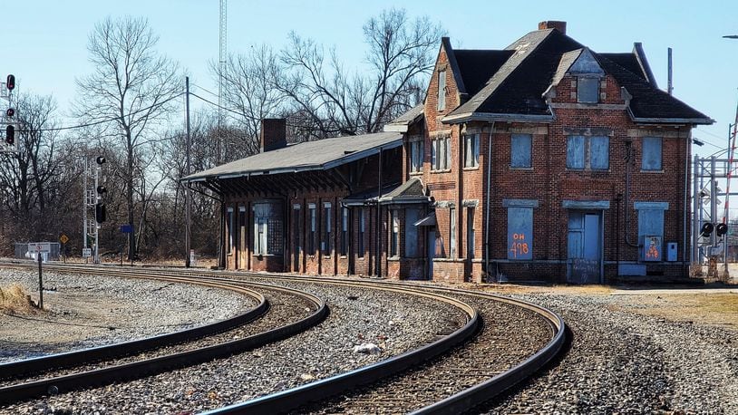 Hamilton Mayor Pat Moeller and others want to save the historic CSX station and move it elsewhere, but he is concerned the railroad is preparing to tear it down. NICK GRAHAM/STAFF