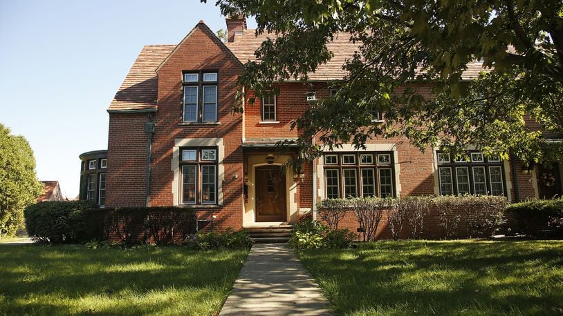 FILE: The Air Force has explored a “full gamut”of options to tear down or fund a costly renovation of historic brick homes at Wright-Patterson, which has nearly all of the dozens of remaining government-owned homes in the military branch. This home was constructed with 88 others between 1934-37 that are listed on the National Register of Historic Places in the Brick Quarters Housing District. TY GREENLEES / STAFF
