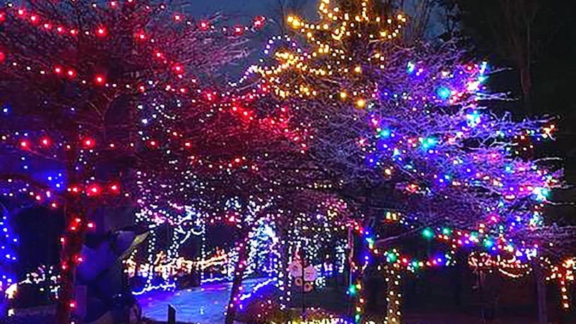 Holiday Lights on the Hill at Pyramid Hill offers guests a holiday light experience that brings art and nature together. The popular attraction will be open from Nov. 22 through Jan. 5. CONTRIBUTED