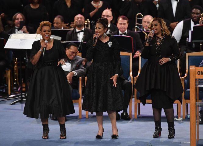 Photos: Aretha Franklin funeral