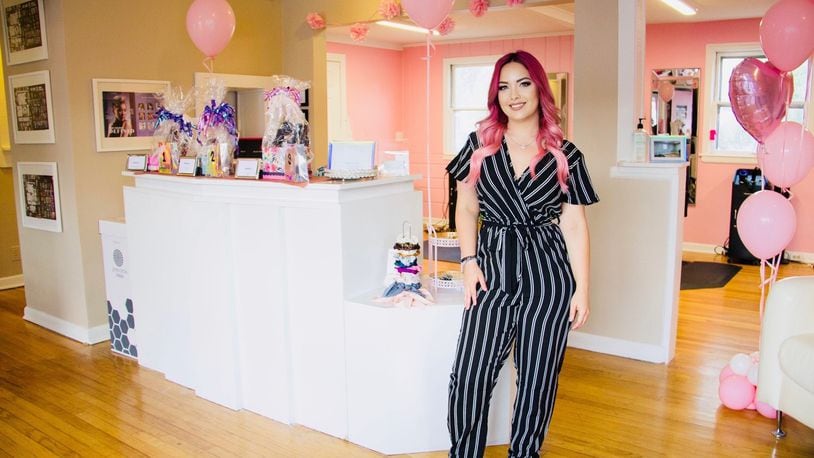 Bianca Rose Stout, who's been doing hair for 14 years, opened her salon in Fairfield a couple of months ago. PROVIDED