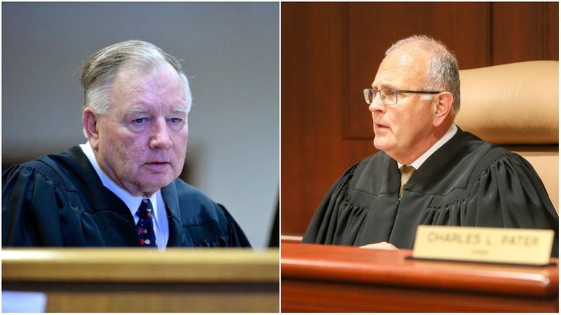 Butler County Common Pleas judges Ronald Craft (left) and Charles Pater will retire at the end of their current term in January 2021.