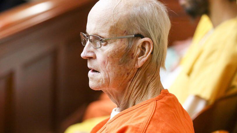 Lester Parker, the Hamilton homeowner who is charged with aggravated arson and murder for the fire the killed firefighter Patrick Wolterman, appeared Monday, Dec. 19, in Butler County Common Pleas Court for a pre-trial hearing before Judge Greg Stephens. GREG LYNCH / STAFF