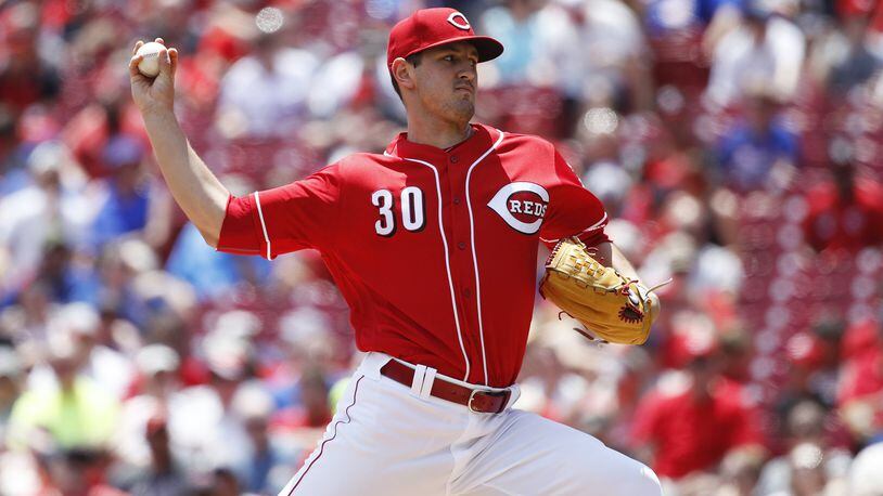 CINCINNATI, OH - MAY 20: Tyler Mahle #30 of the Cincinnati Reds pitches in the second inning against the Chicago Cubs at Great American Ball Park on May 20, 2018 in Cincinnati, Ohio. (Photo by Joe Robbins/Getty Images)
