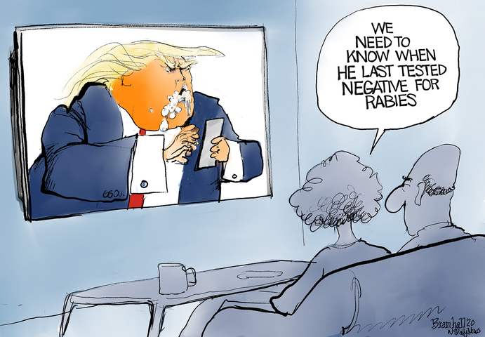 Week in cartoons: Trump's health, the fly and more