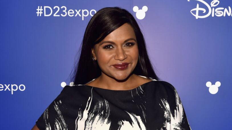 Mindy Kaling at Disney's D23 EXPO 2017 in Anaheim, Calif. A report from E! News says the actor is pregnant with her first child.