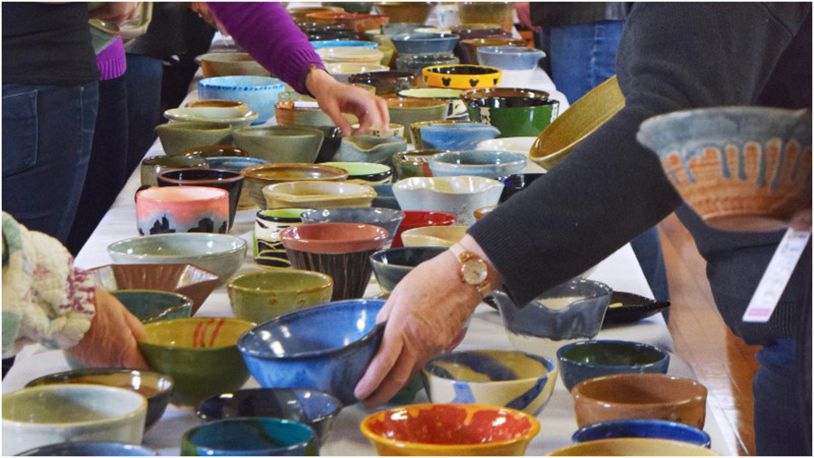 For a $15 donation, attendees of Empty Bowl Middletown will be served a meal of soup, bread, dessert, and beverage, and be given a handcrafted ceramic bowl to take home as a reminder of older adults in need in the community, said Kathryn Wood, developmment director at Central Connections. SUBMITTED PHOTO