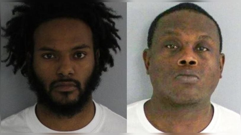 Brandon Hill, left, and Damian Owens pleaded guilty to reduced charges of involuntary manslaughter with a three year gun specification and improperly discharging a firearm at or into a habitation in a robbery that took place in Hamilton. CONTRIBUTED