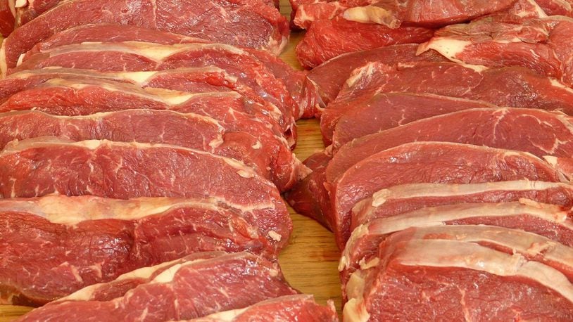 Stock photo of raw pork.