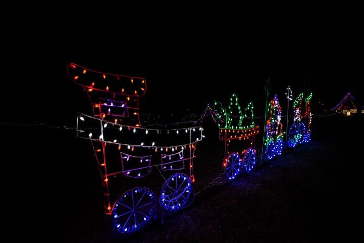 PHOTOS: Fort Saint Clair Whispering Christmas light display in Eaton