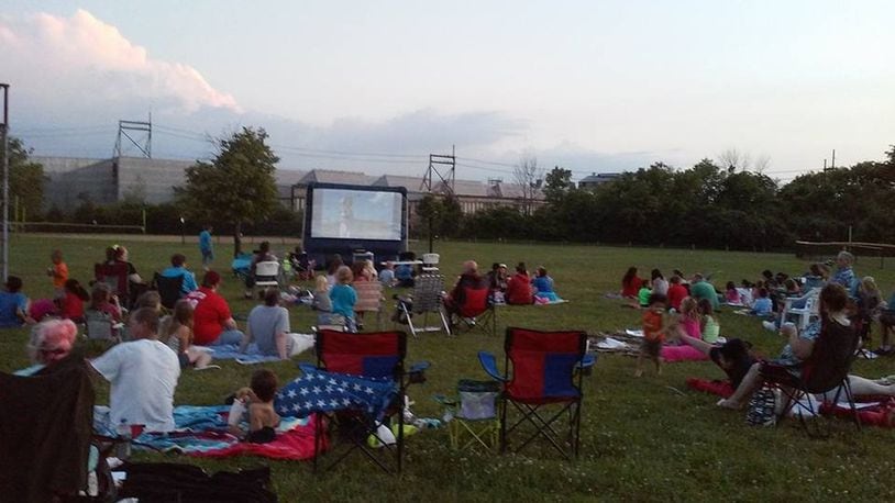 A movie is shown at a Middletown park. FILE