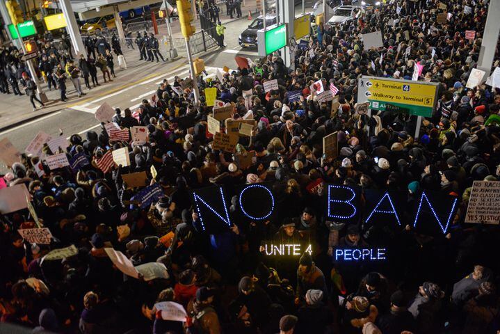 immigration ban protest