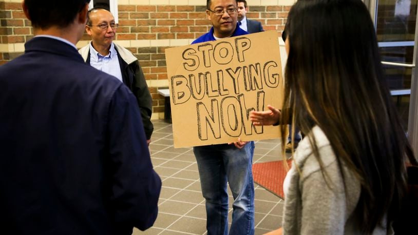 A program, titled “Understanding Bullying and Harassment Policies – A Guide for Parents,” is designed to educate about policies and procedures in place to address bullying and harassment complaints in Fairfield City Schools. GREG LYNCH / STAFF