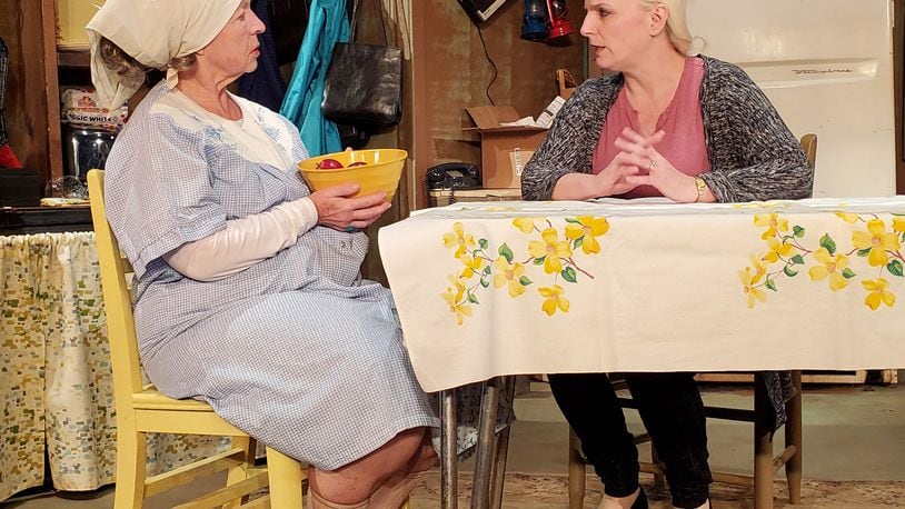 Middletown Lyric Theater opened its 43rd season with “Grace and Glorie.” Theatergoers can catch two performances of the production this weekend. The show stars Betty Coulter as Grace and Elizabeth Hickerson as Glorie. CONTRIBUTED
