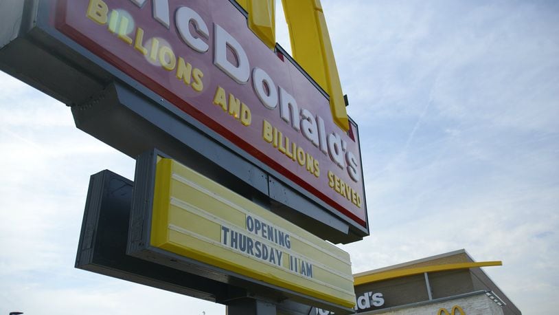 The newly rebuilt McDonald’s at 563 Nilles Road in Fairfield reopened on July 19, nearly four months after the original building, built in 1976, was razed.