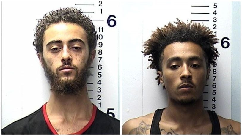 Anthony Wells (left) and Isaac Leturgez, both 21 from Middletown, are charged with aggravated robbery and aggravated burglary.