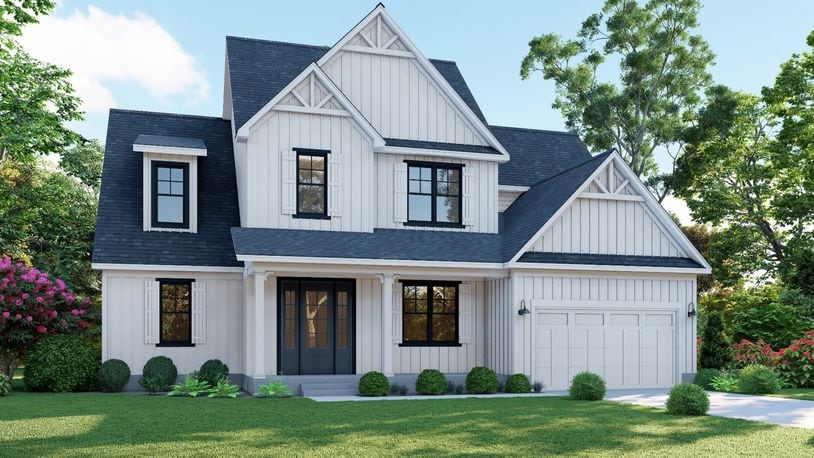 This is the Bristol model from Brandon Homes that may build 20 single-family homes on the former Roosevelt School site on Central Avenue. SUBMITTED PHOTO