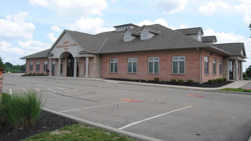 Liberty Twp.’s original plan for its administrative offices and sheriff’s post was to negotiate with the current landlord to buy the entire building where the offices are currently located, at 7162 Liberty Centre Drive. STAFF/2015