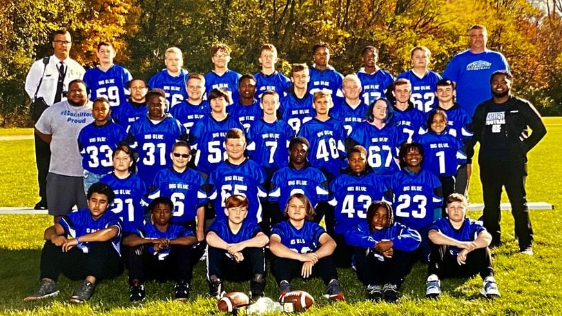 Hamilton's seventh-grade football team recently completed a 7-0 season. CONTRIBUTED