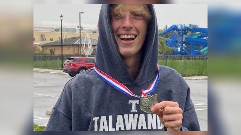 Kiefer Bell finished second in last week’s regional cross country race. The Talawanda senior qualified to this weekend’s state championship race for his third consecutive year. CONTRIBUTED/HANNAH HOBLITZELL