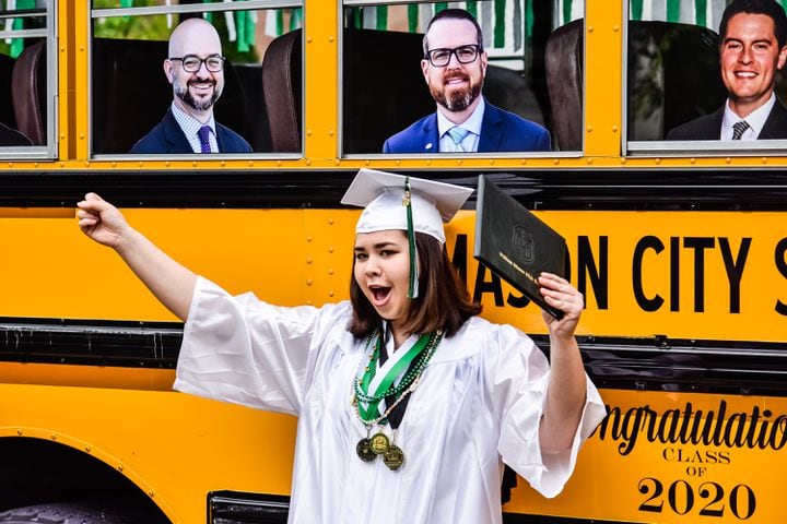 Mason graduates get diplomas delivered to their front door