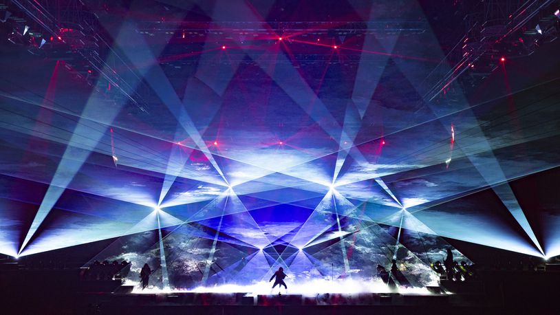 Trans-Siberian Orchestra, which combines progressive rock and musical theater into a holiday mashup and multimedia stadium rock show, presents “The Ghosts of Christmas Eve: The Best of TSO and More,” today at Heritage Bank Center, Cincinnati. CONTRIBUTED