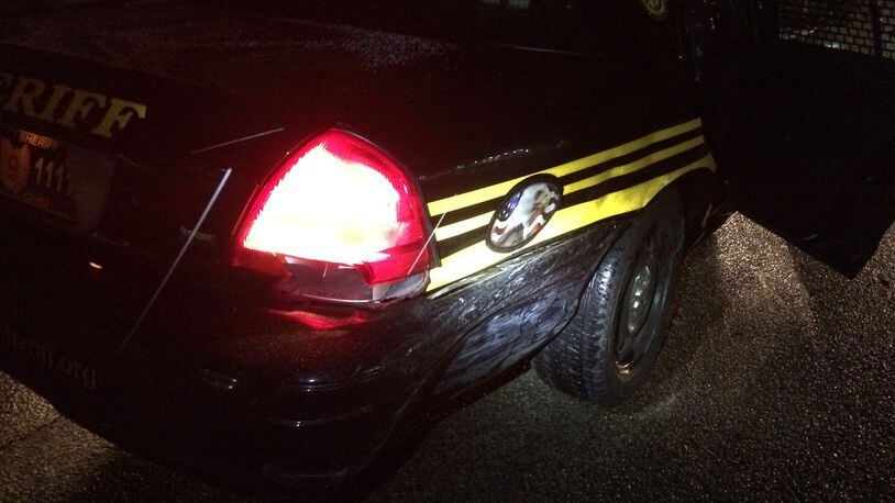 A hit-skip crash in Franklin involving a Butler County sheriff’s cruiser.