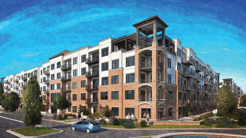 A rendering of A new luxury apartment development, The Residences at Clocktower at The Square at Union Centre. CONTRIBUTED