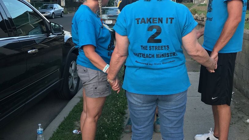 Hamilton’s Taken it 2 the Streets Outreach Ministry is a “boots in the street” operation to help addicts. Every Friday night, the group looks to provide food, clothing and help to those suffering from addiction who have become homeless. CONTRIBUTED