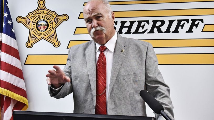 Butler County Sheriff Richard K. Jones was considering making a run for U.S. Senate, but on Jan. 10, 2018, decided to stick with his “dream job” as the county sheriff. NICK GRAHAM/FILE