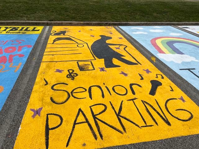 Fairfield High School senior parking lot spaces