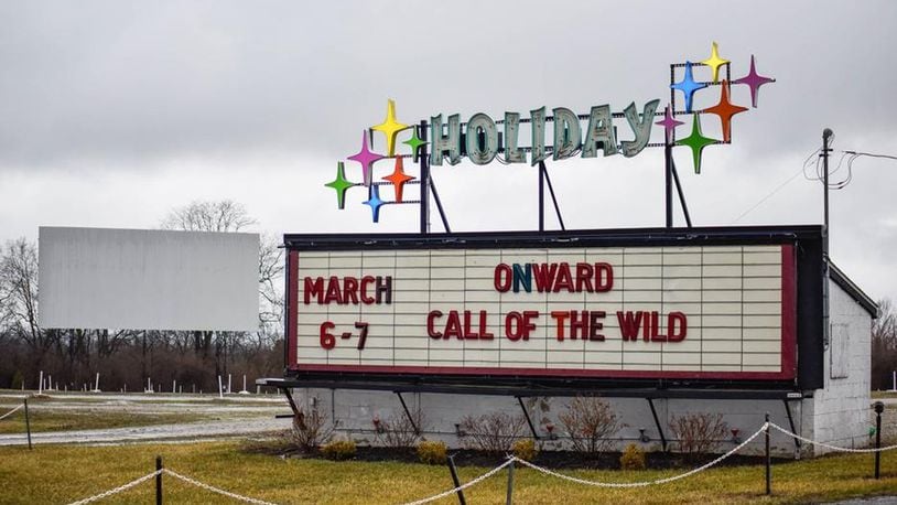 Holiday Auto Theatre drive-in opened last weekend in Hamilton after being closed for nearly two months due to the coronavirus. NICK GRAHAM/STAFF