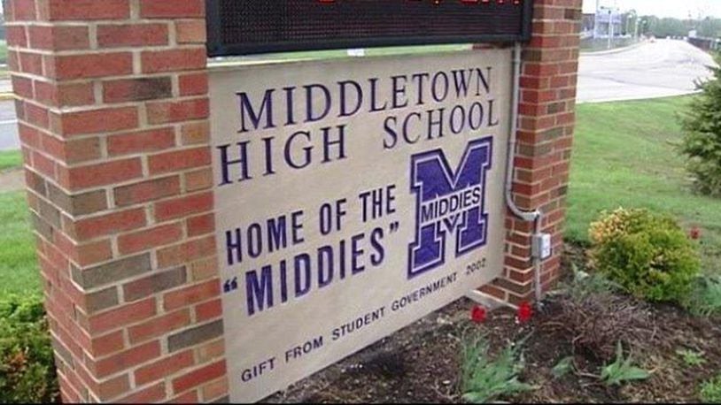 Middletown High School was on a brief lockdown this morning after a female student brought a knife into the building, according to school officials.