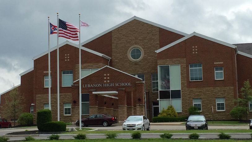 Lebanon High School was temporarily locked down this morning after a student sent a text message that indicated somone with a gun had been spotted outside the school. FILE