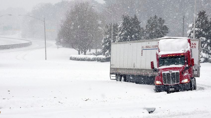 Photos: Winter storm blankets South in snow, ice