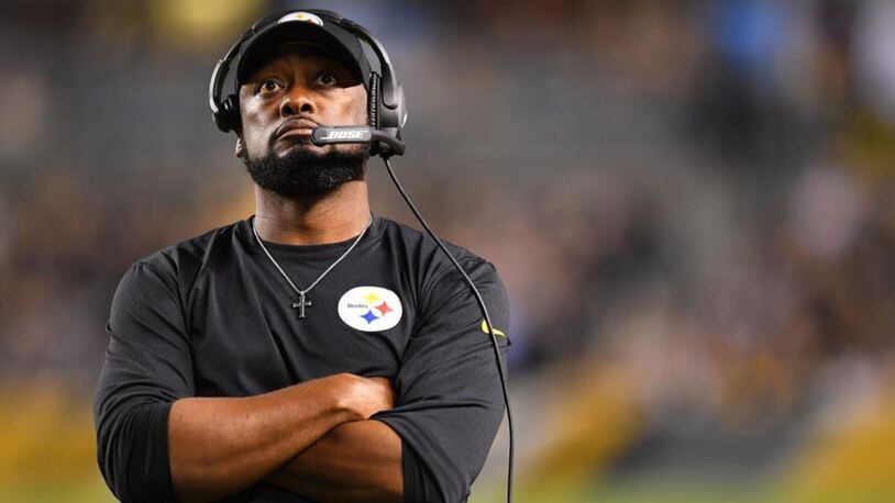 Pittsburgh Steelers head coach Mike Tomlin. File photo. (Photo by Joe Sargent/Getty Images)