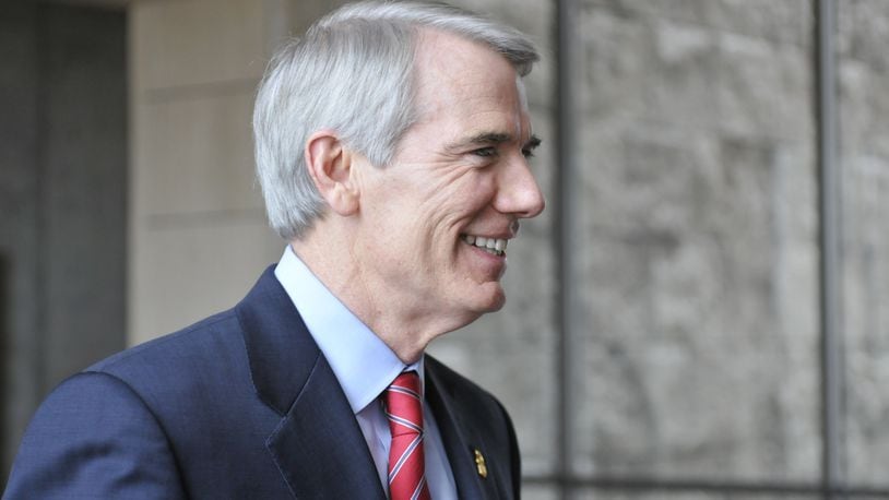 U.S. Sen. Rob Portman, R-Cincinnati, announced today the Butler County Mental Health and Addiction Services received funds to fight the opioid epidimce through the CURES law enacted by Congress in 2016. MICHAEL D. PITMAN/FILE