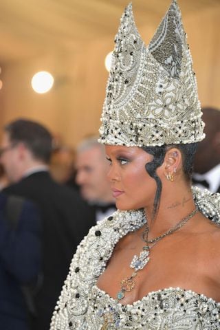 Rihanna channels the Pope at 2018 Met Gala