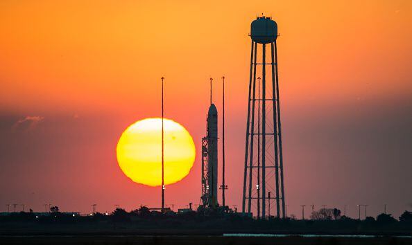 NASA Antares rocket explodes on launch