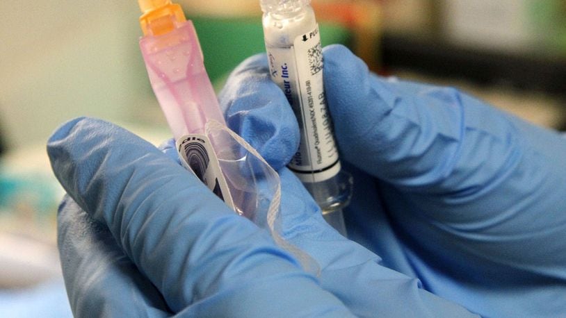 State health officials recommend getting the flu shot before the holiday season begins this week. So far this year, seven people from Butler and Warren counties have been hospitalized because of the flu, according to state data. FILE PHOTO