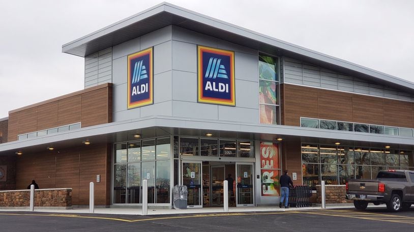 Grocery discount chain Aldi is opening its first location in Fairfield on Thursday. The new 22,000-square-foot store at 5065 Pleasant Ave. provides another grocery option in the downtown area of Fairfield. NICK GRAHAM/STAFF