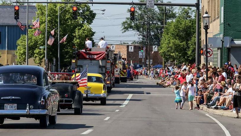 The streets were lined were spectators during the 2019 Memorial Day Parade in Middletown. This year's parade is set for May 30. SUBMITTED PHOTO