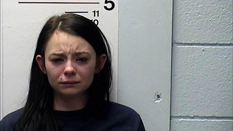 Hillary Fuller-Solarzano, 26, is charged child endangering and disorderly conduct.