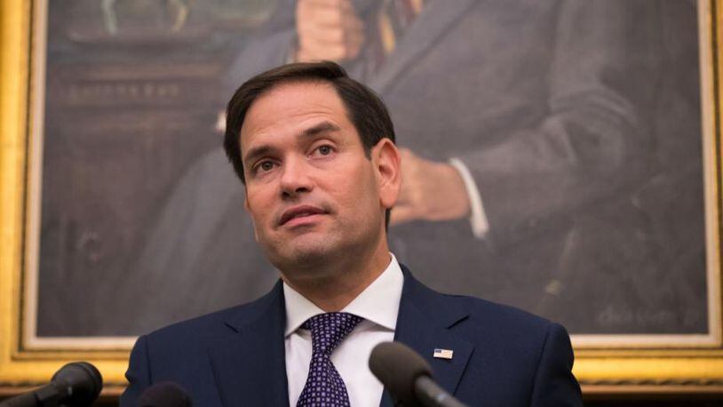 Marco Rubio said he fired his chief of staff for "improper conducti" with another member of his staff.