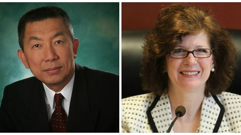 West Chester Twp. Trustee Lee Wong and Butler County Commissioner Cindy Carpenter are competing for the GOP nomination for Butler County Commission in the May 8 primary election.