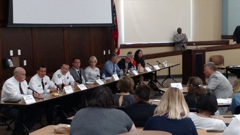 A panel of experts gathered June 2 at the Miami University Voice of America Learning Center in West Chester Twp. to discuss the area’s heroin epidemic.